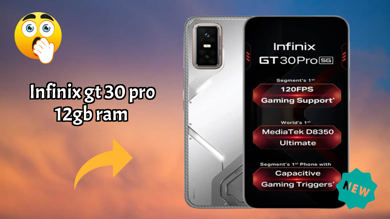 Infinix GT 30 Pro 12GB RAM Performance: 12 GB RAM Handles Heavy Tasks