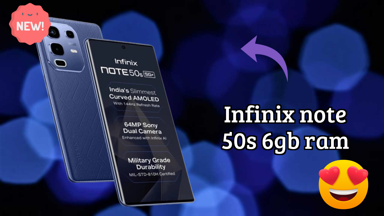 Infinix Note 50s 6GB RAM Performance: 6 GB RAM Gaming Check