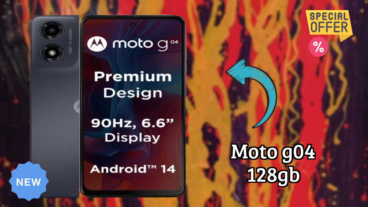 Moto G04 128GB at ₹10,999 - Complete Specifications List