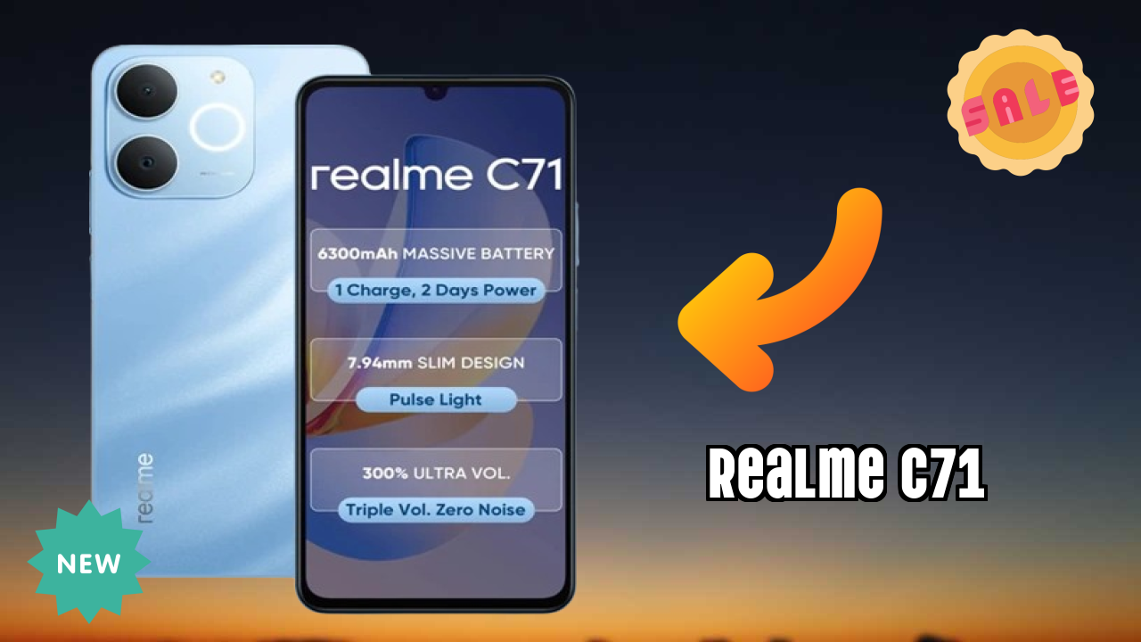 Realme C71 Display Size: 6.74 Inches (17.12 Cm) Screen Review
