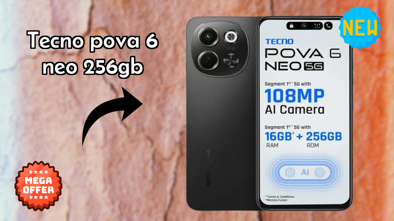 Tecno Pova 6 Neo 256GB RAM Performance: 8 GB RAM Gaming Test